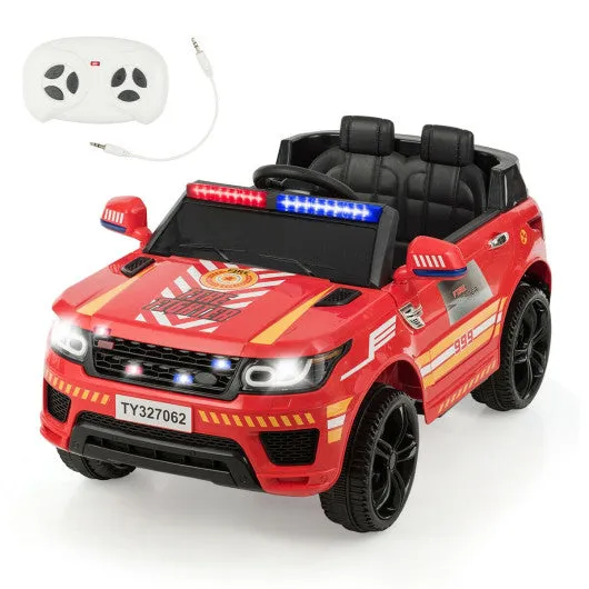 12V Kids Electric Ride on Car With Remote Control-Red