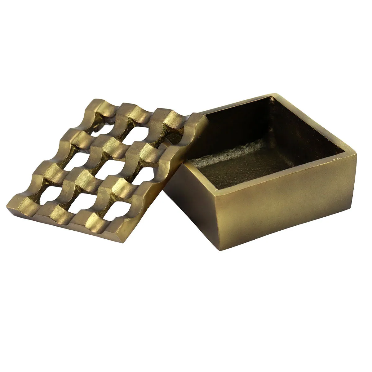 9 Holes Metal Ash Trays Bronze