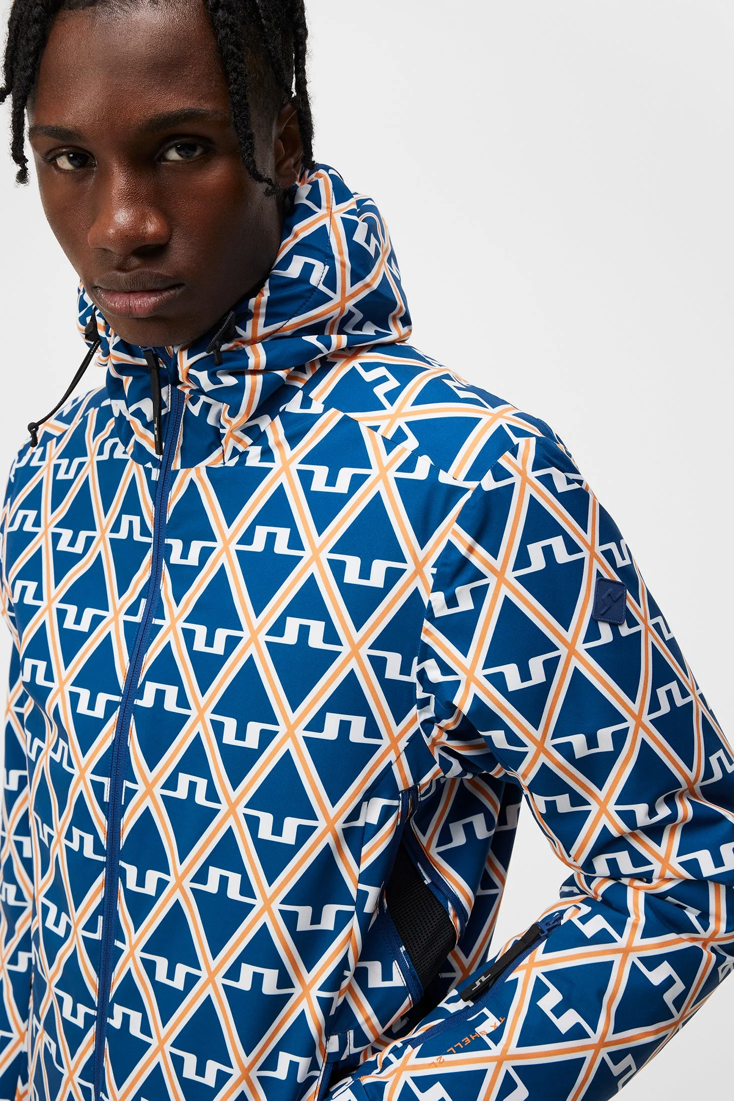 Ace Jacket Printed / Estate Blue Diamond