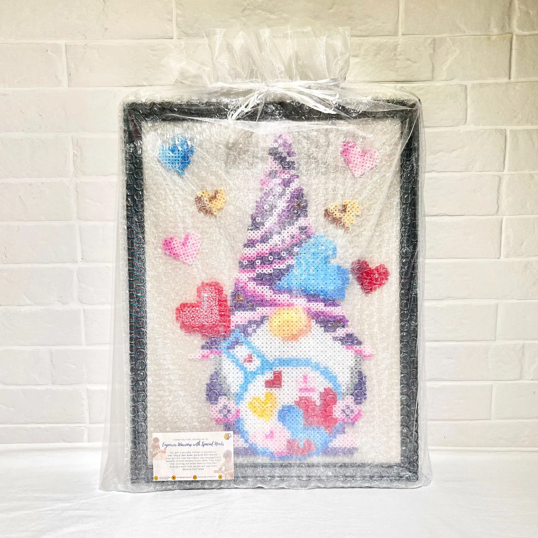 Alchemist and Elixir Themed Hama Beads with Frame