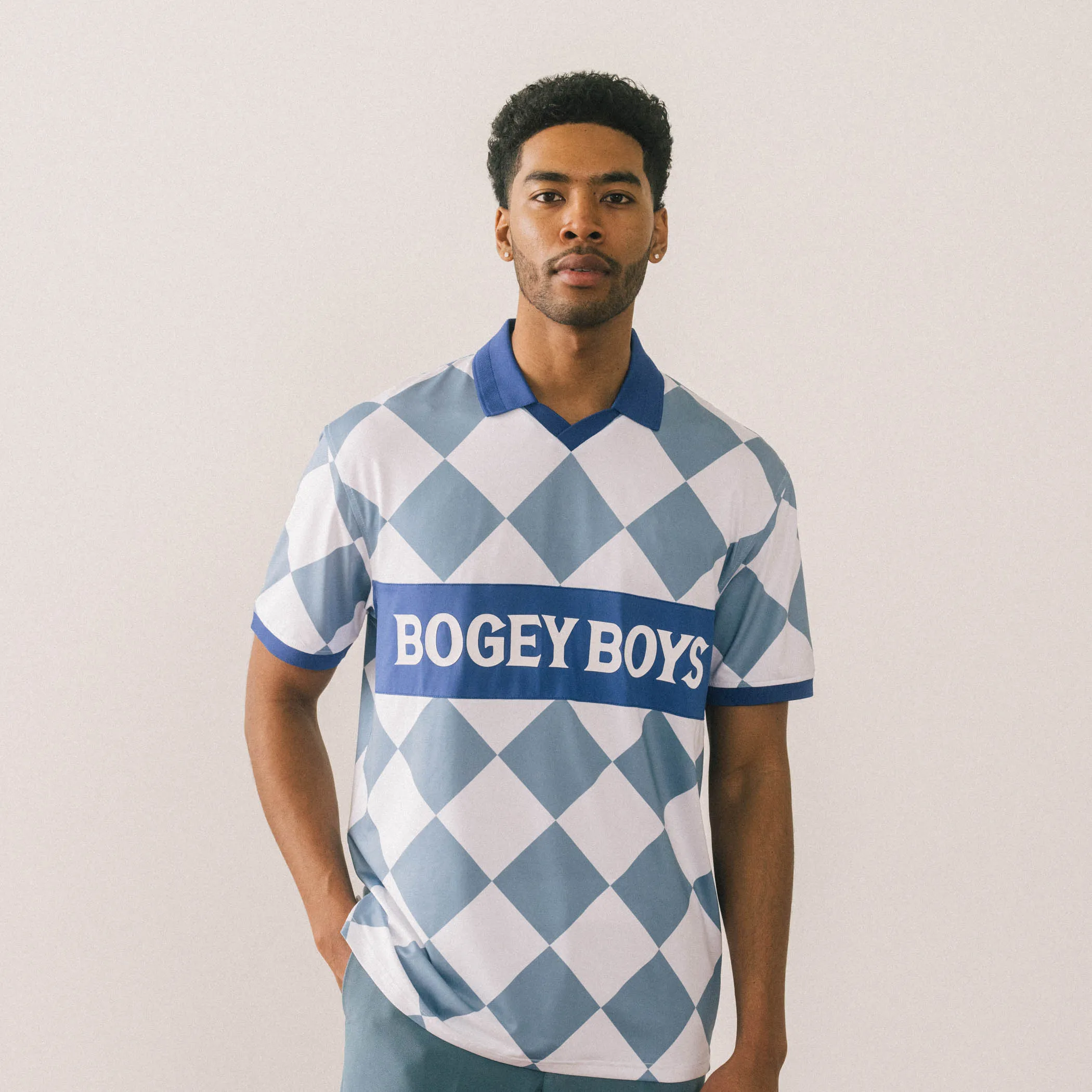 Athletic Jersey - Blue Check