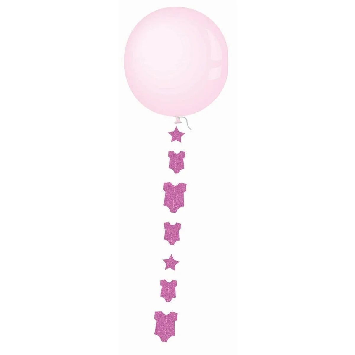 Baby Girl Balloon Mini Banner