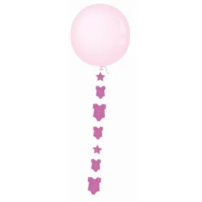 Baby Girl Balloon Mini Banner