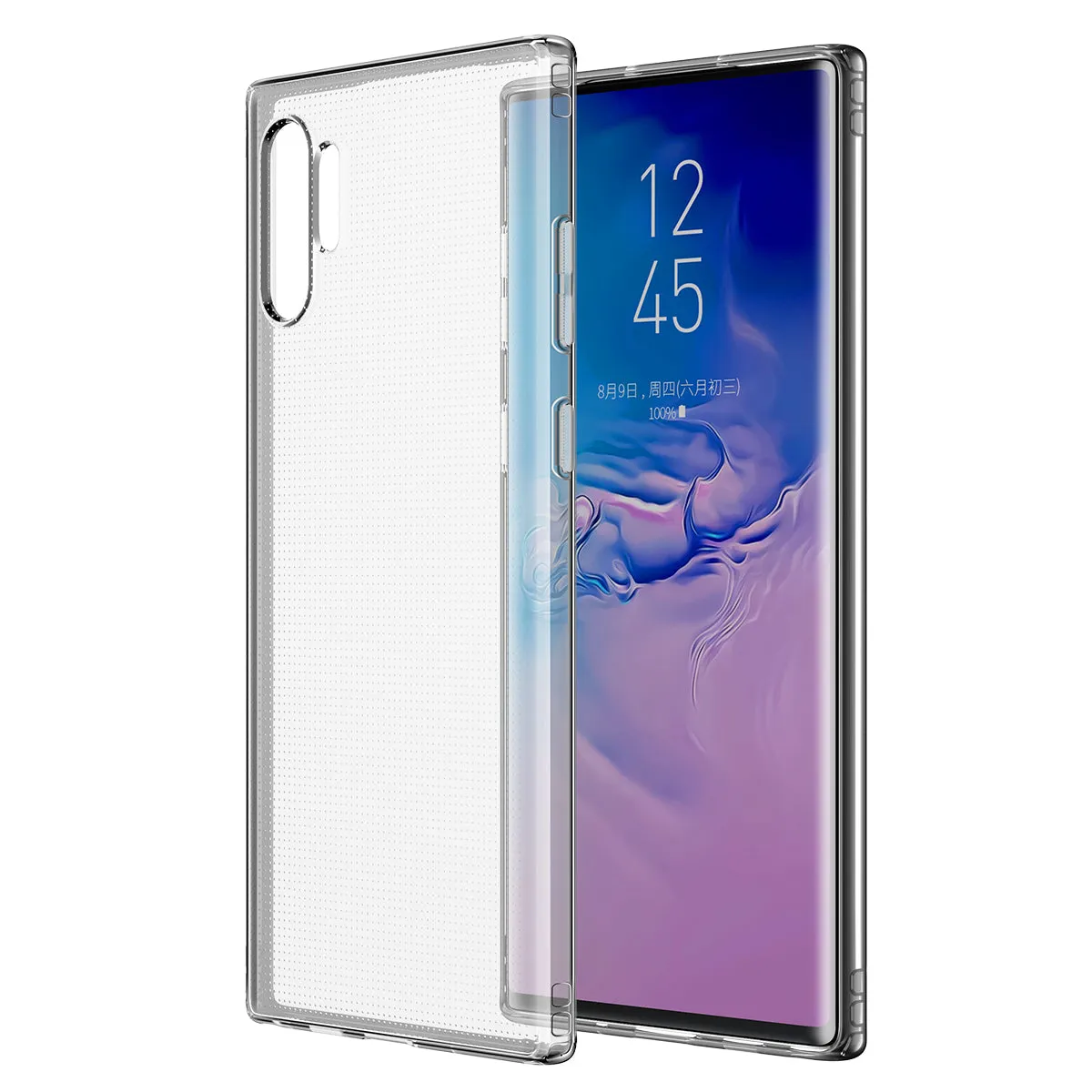 Baseus Samsung Note 10 Simple Clear Back Case Anti Dust Anti Shock Soft Back Casing TPU Anti Yellowish Scratches Mobile Phone Case