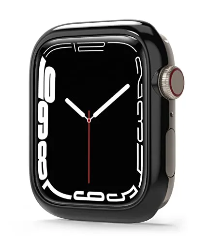 Bezel Styling Compatible with Apple Watch 7 45mm - Black (45-03)