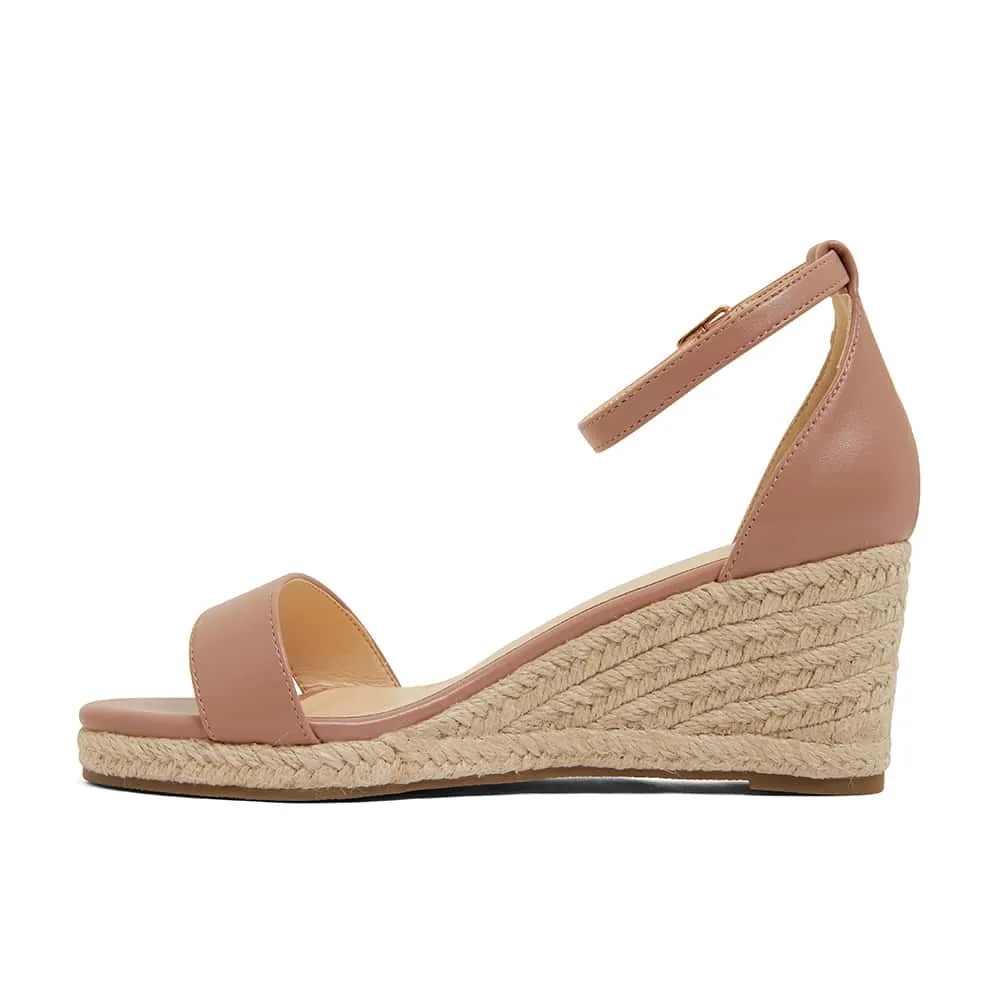 Bloom Espadrille in Blush Smooth