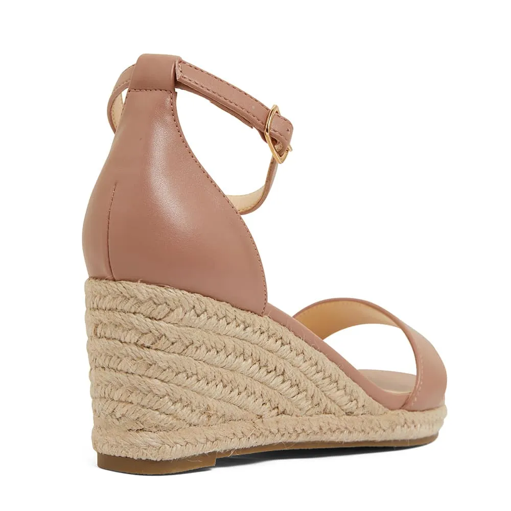 Bloom Espadrille in Blush Smooth