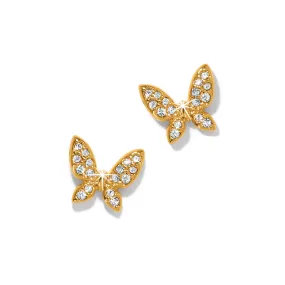 Brighton Enchanting Butterfly Post Earrings Gold