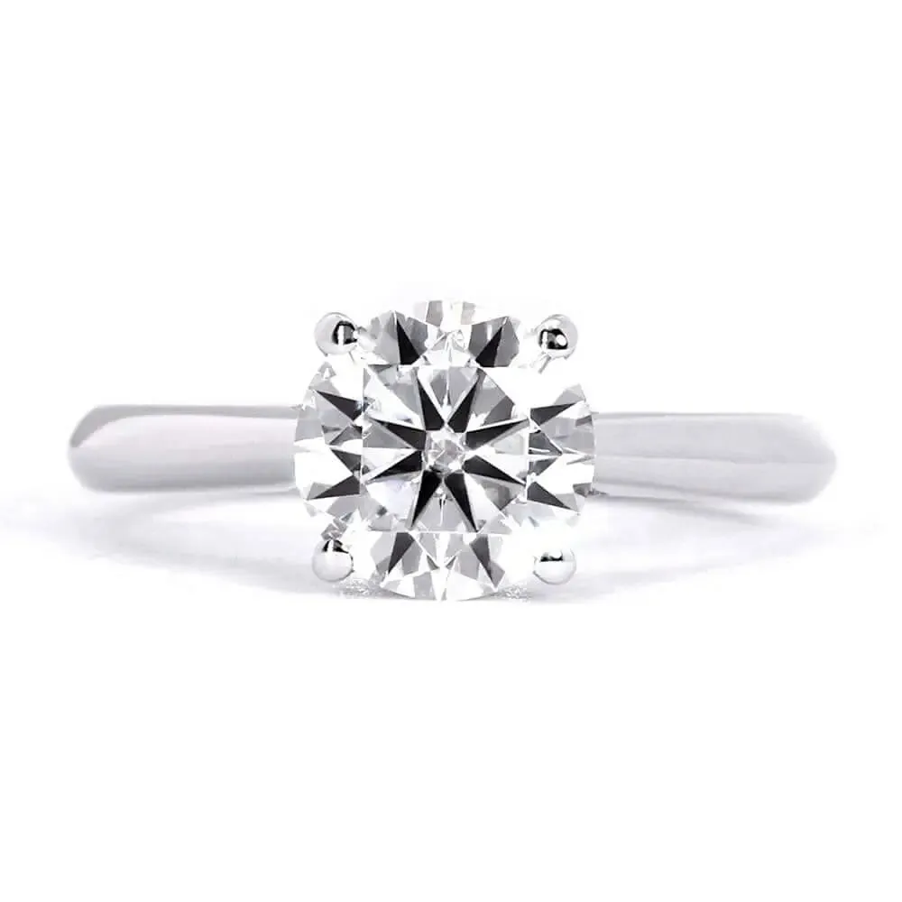 Brookyln Moissanite Ring with Hidden Halo