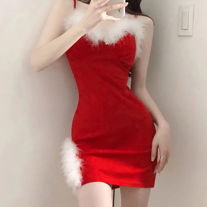 CHRISTMAS SLIP DRESS  PL52654