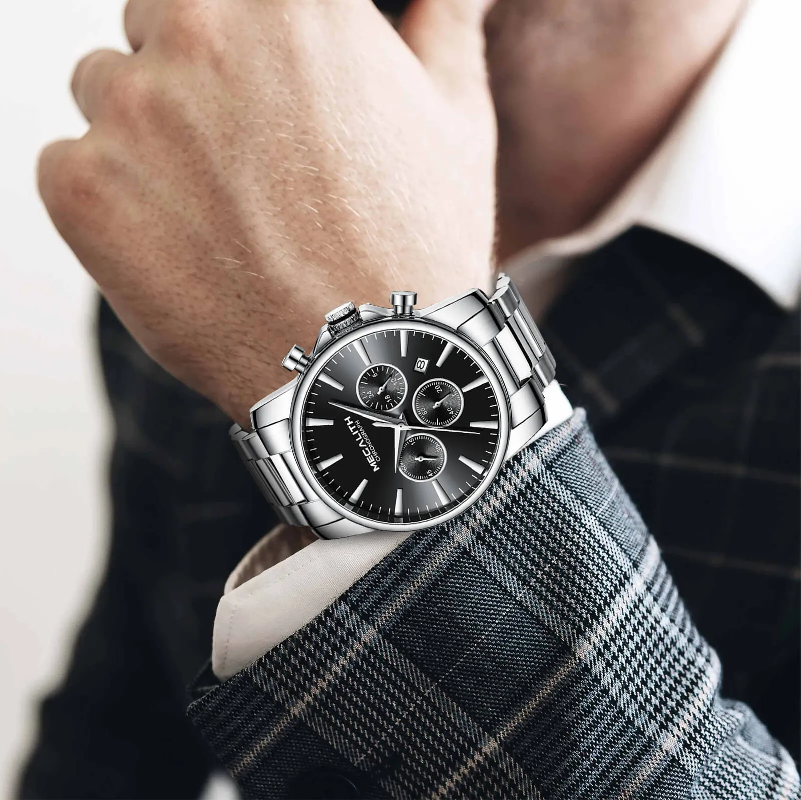 Chronograph Watch | Stainless Steel Band | 8264M