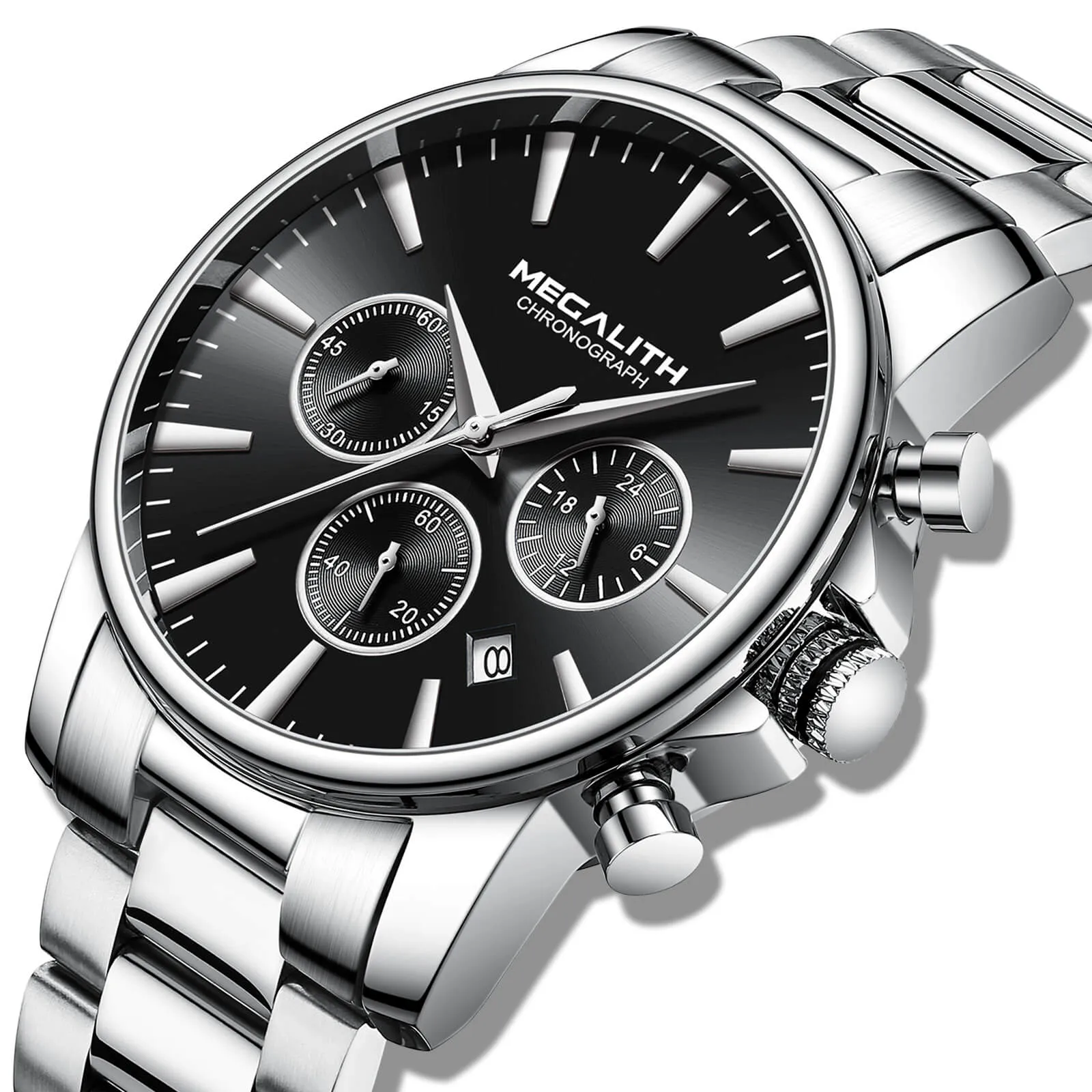 Chronograph Watch | Stainless Steel Band | 8264M