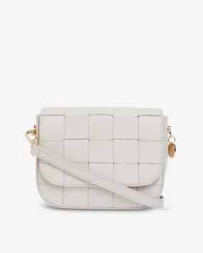 Clara Weave Crossbody - Chalk