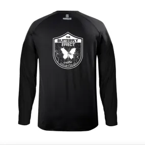 CLEARANCE ITEM - F3 Omaha The Butterfly Effect - MudGear Loose Tee vX Long Sleeve (Black/Medium)