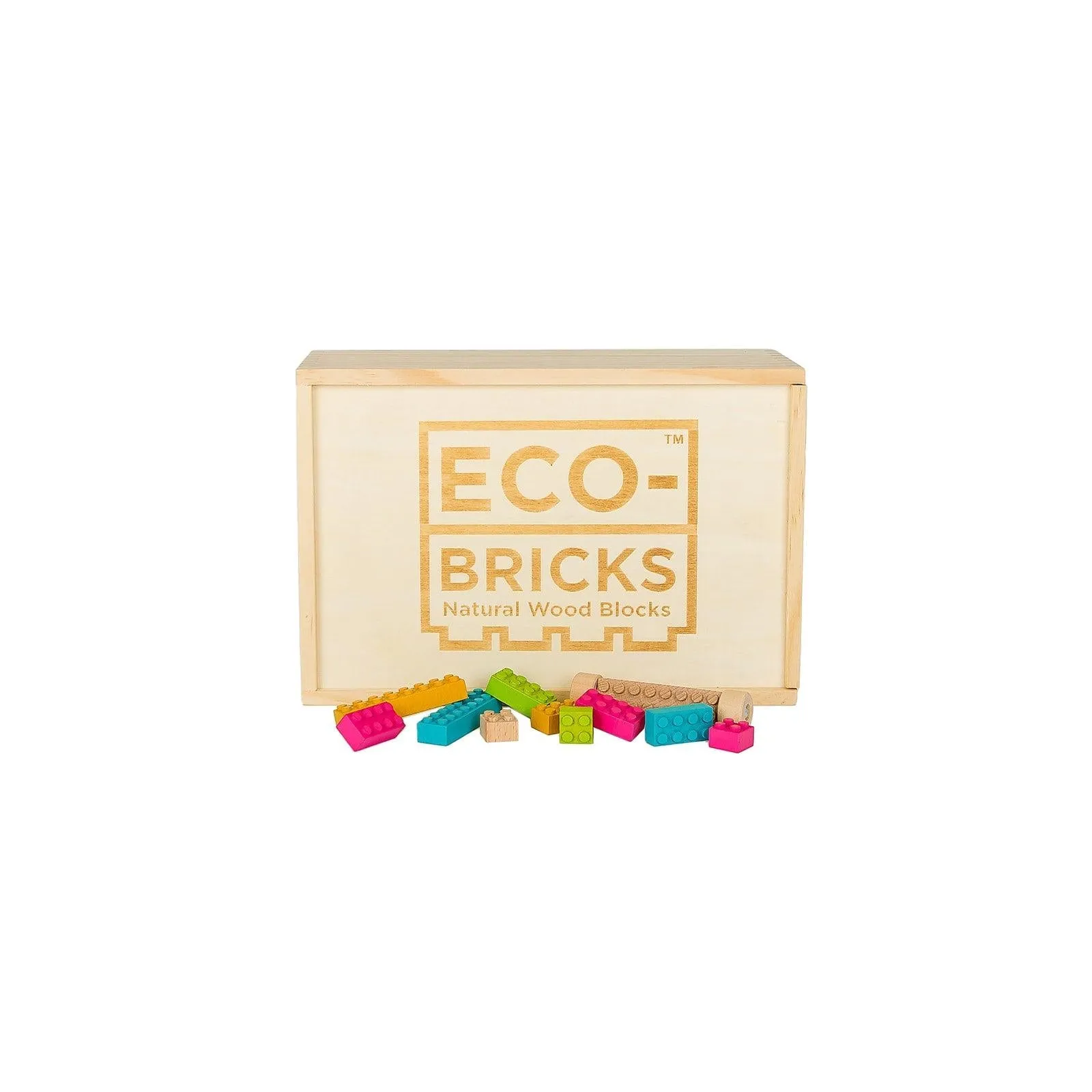 Color Wood Bricks 206pcs