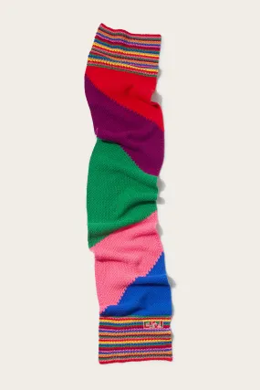 Colourblock Wool Scarf