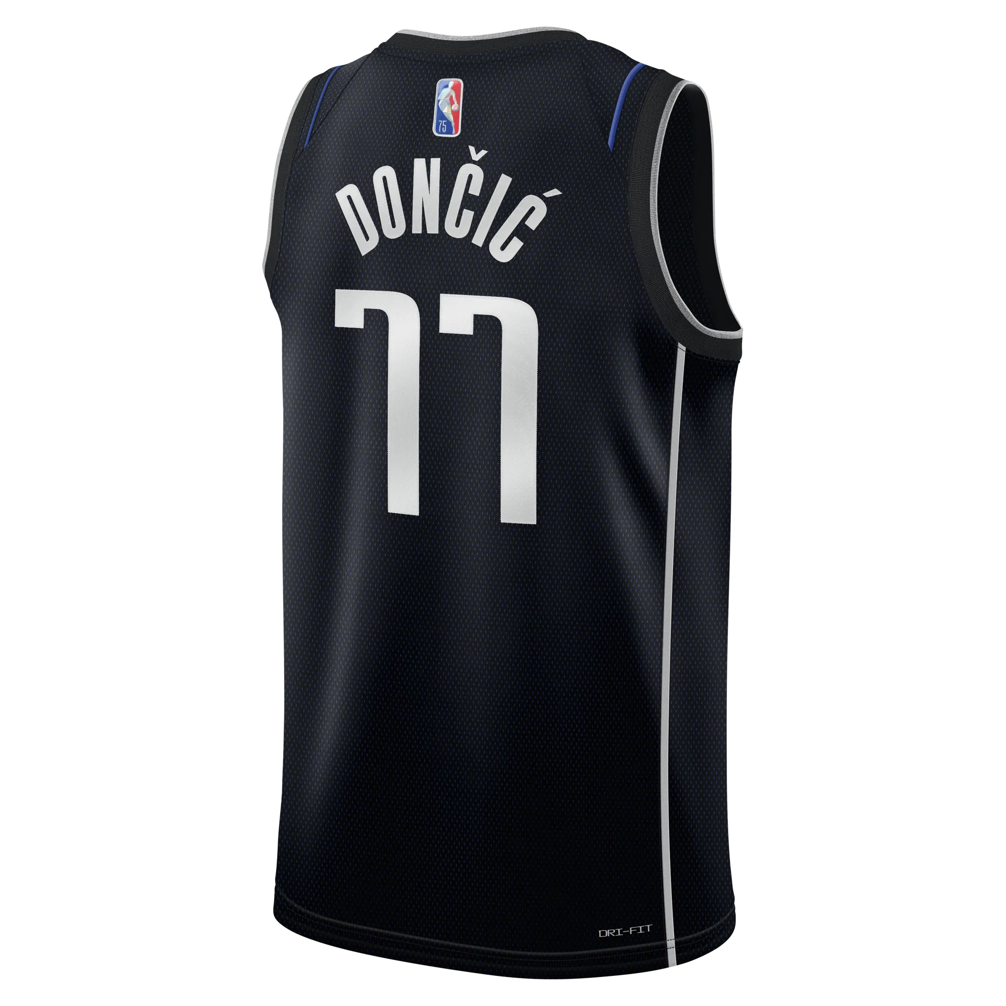 DALLAS MAVERICKS DONČIĆ ROTY BLACK JERSEY