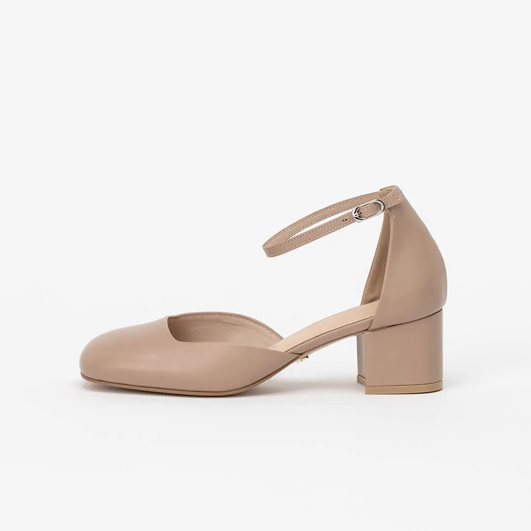 DAVINA - ankle strap heel