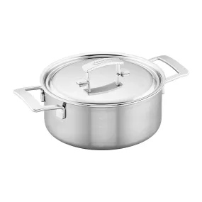 Demeyere Industry 5-Ply 5.5-qt Stainless Steel Dutch Oven