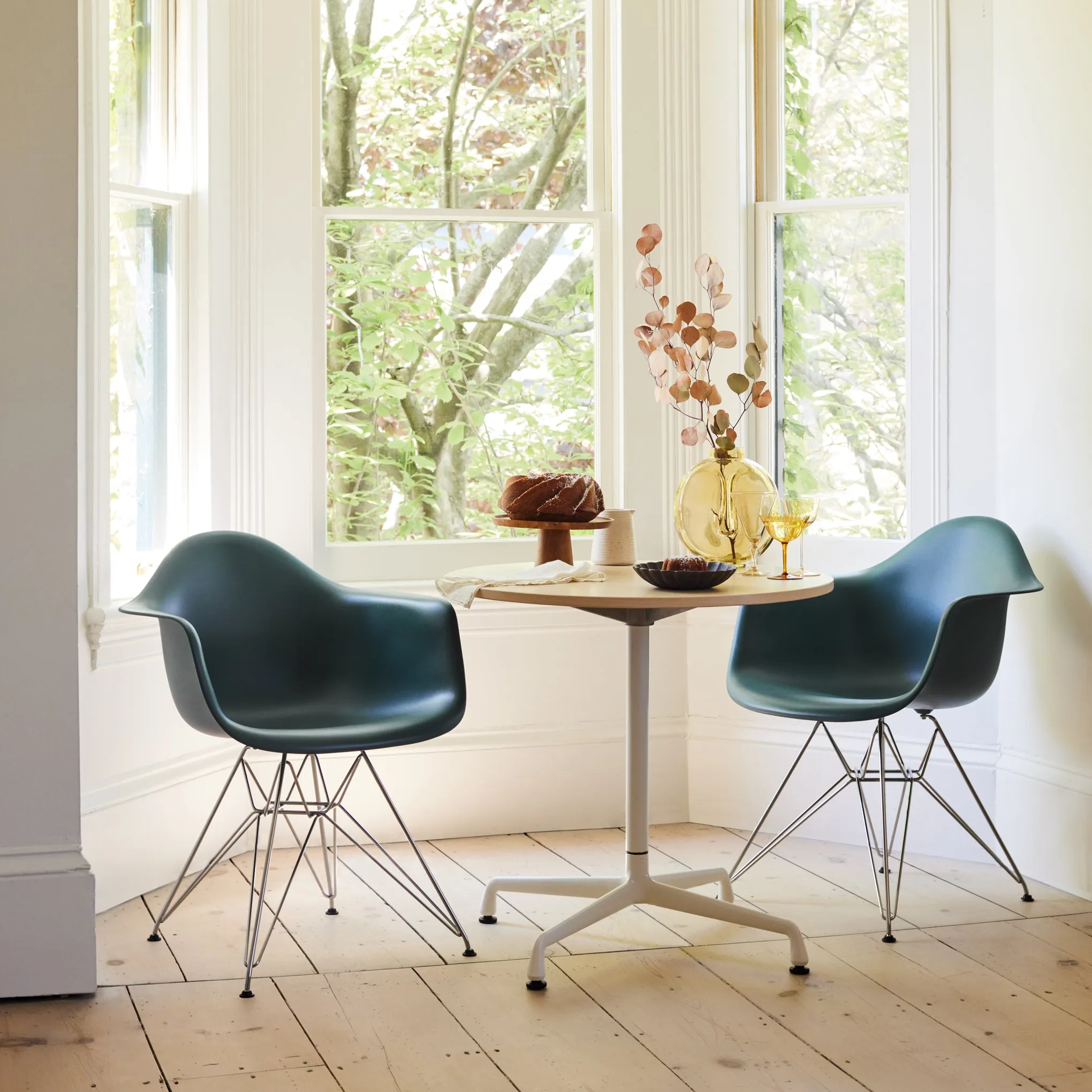 Eames® Molded Recycled Plastic Armchair from Herman Miller - White