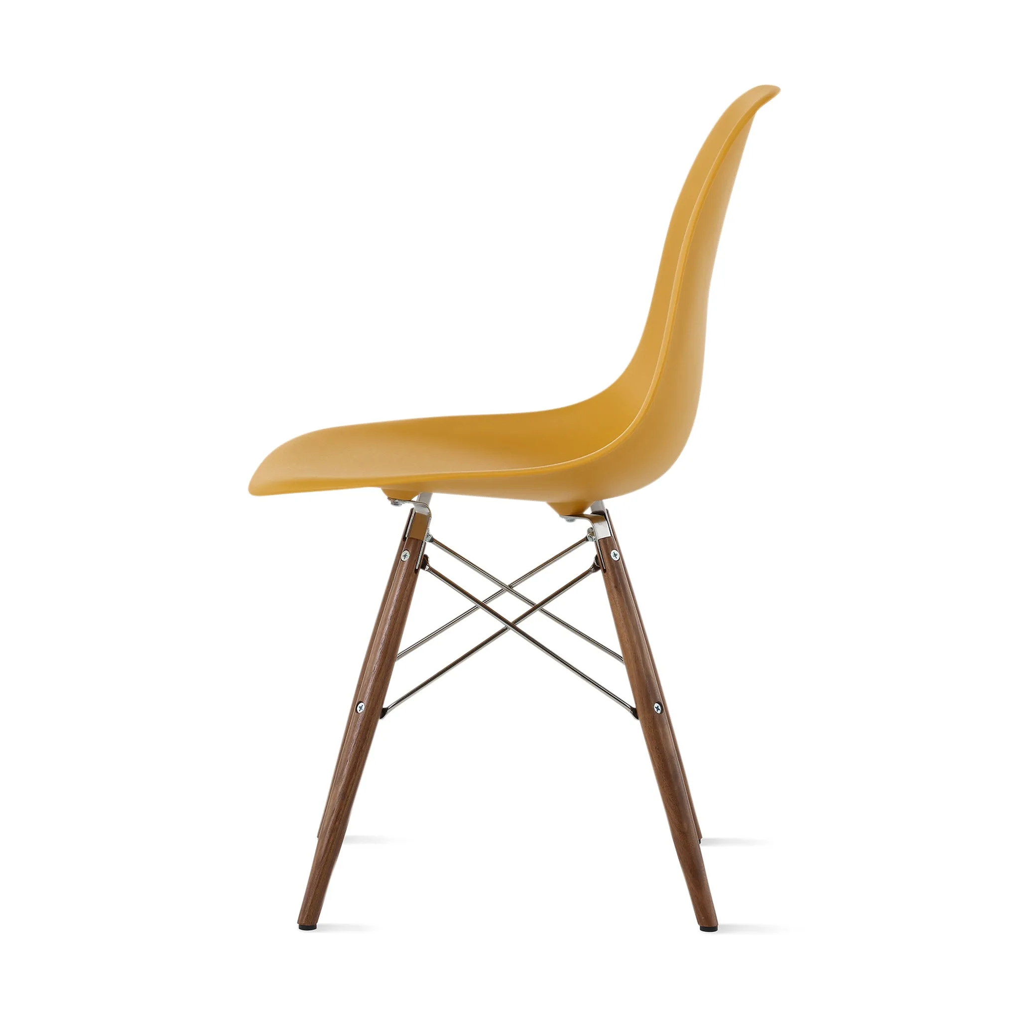 Eames® Molded Recycled Plastic Side Chair - Deep Yellow