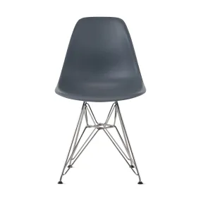 Eames® Molded Recycled Plastic Side Chair - Medium Gray