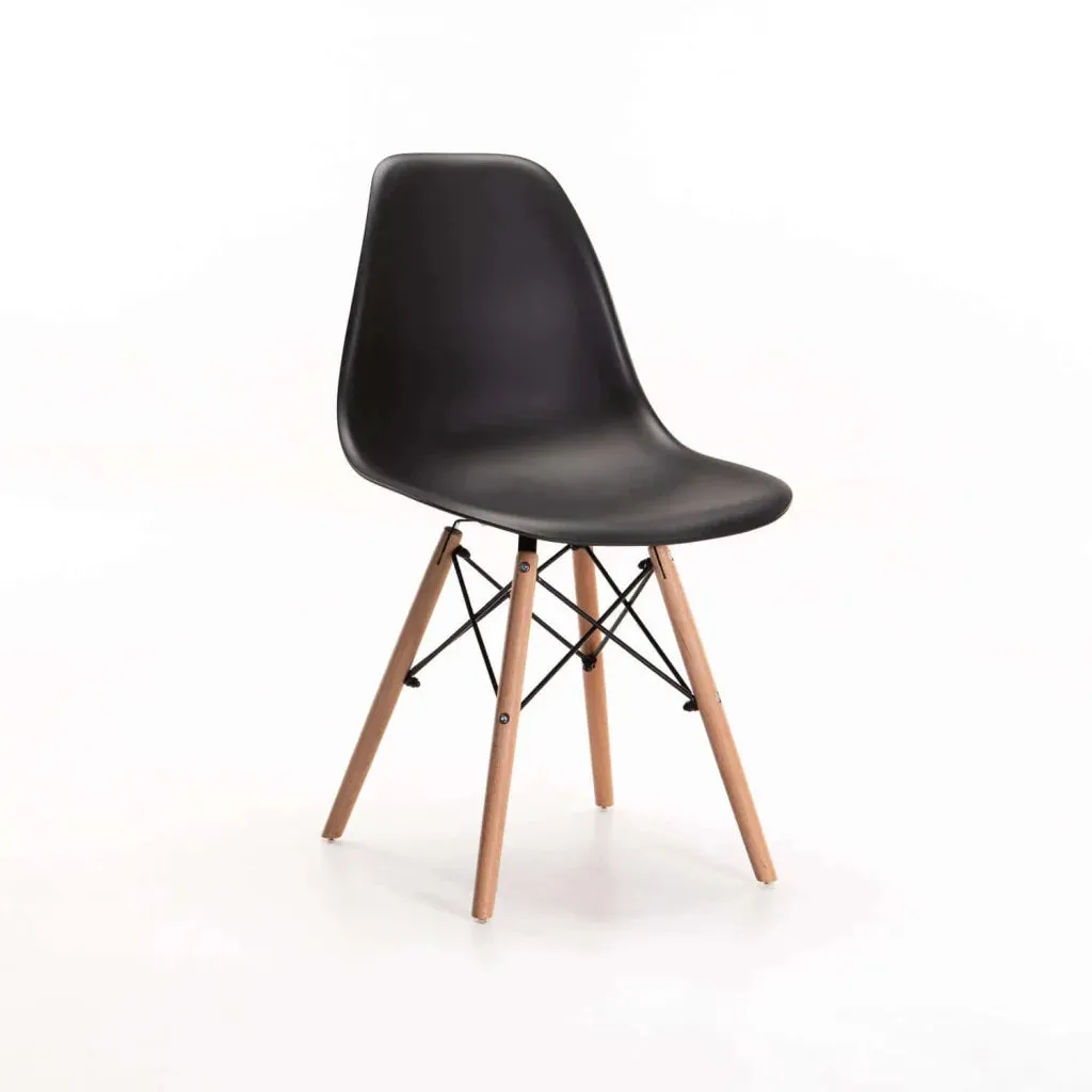 EMMY WOODEN LEG DINING CHAIR