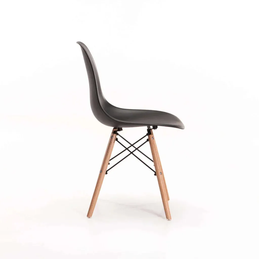 EMMY WOODEN LEG DINING CHAIR