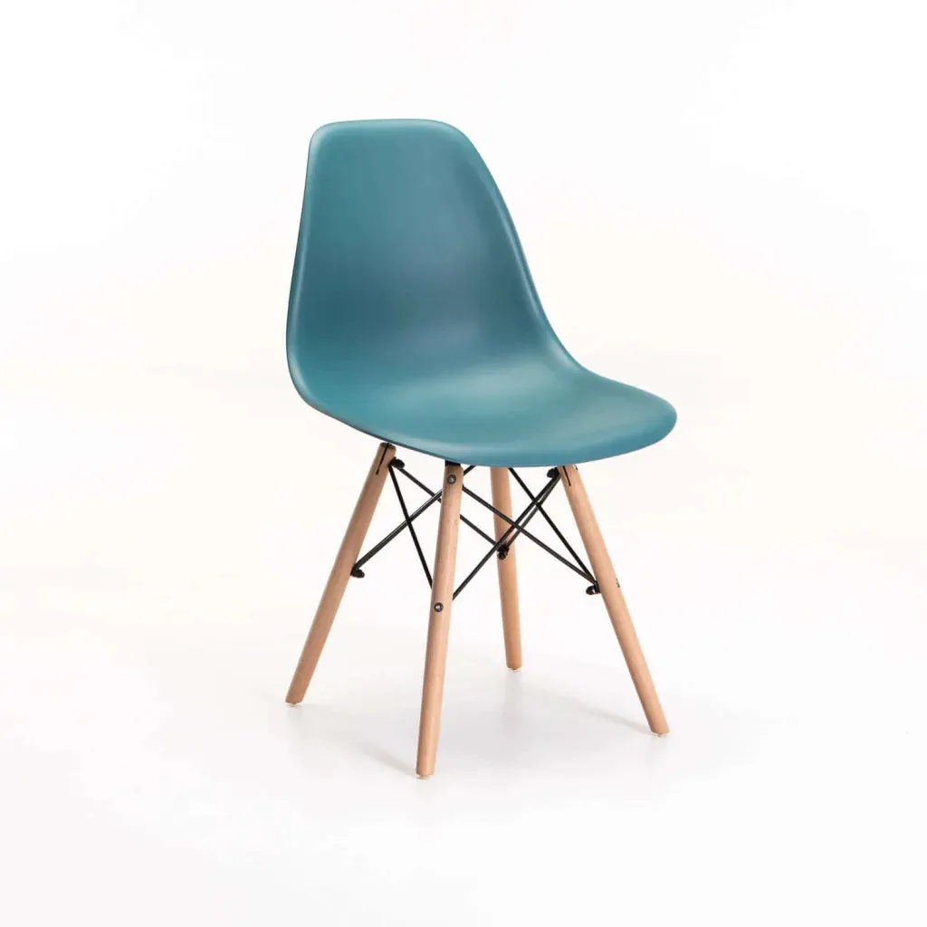 EMMY WOODEN LEG DINING CHAIR