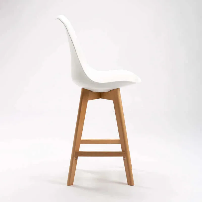 EVA WOODEN LEG KITCHEN STOOL