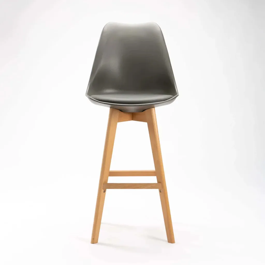 EVA WOODEN LEG KITCHEN STOOL