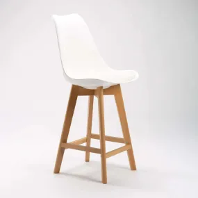 EVA WOODEN LEG KITCHEN STOOL