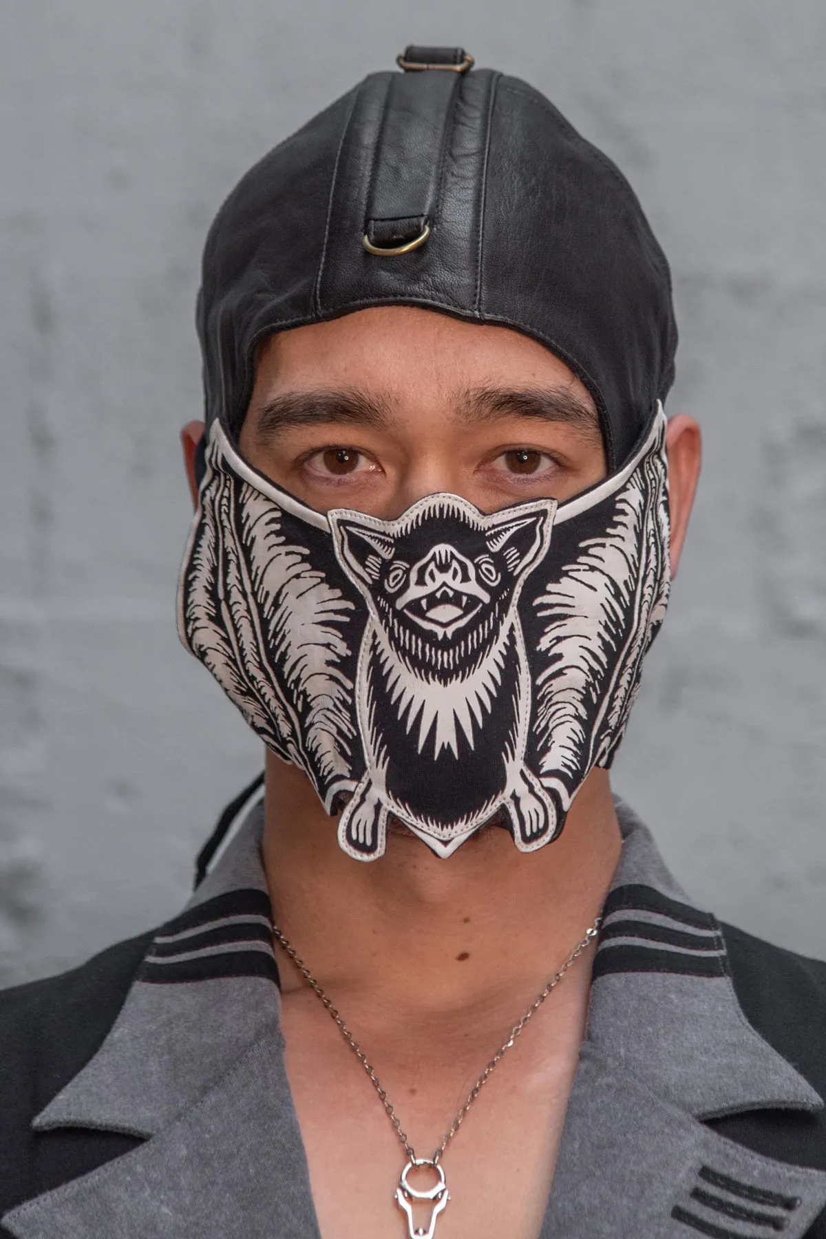 Five and Diamond Bat Bandanna Face Cover