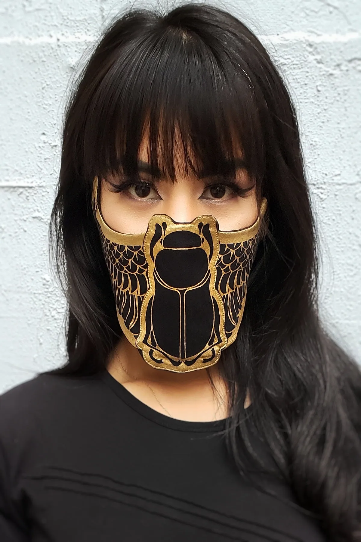 Five and Diamond Scarab Mask