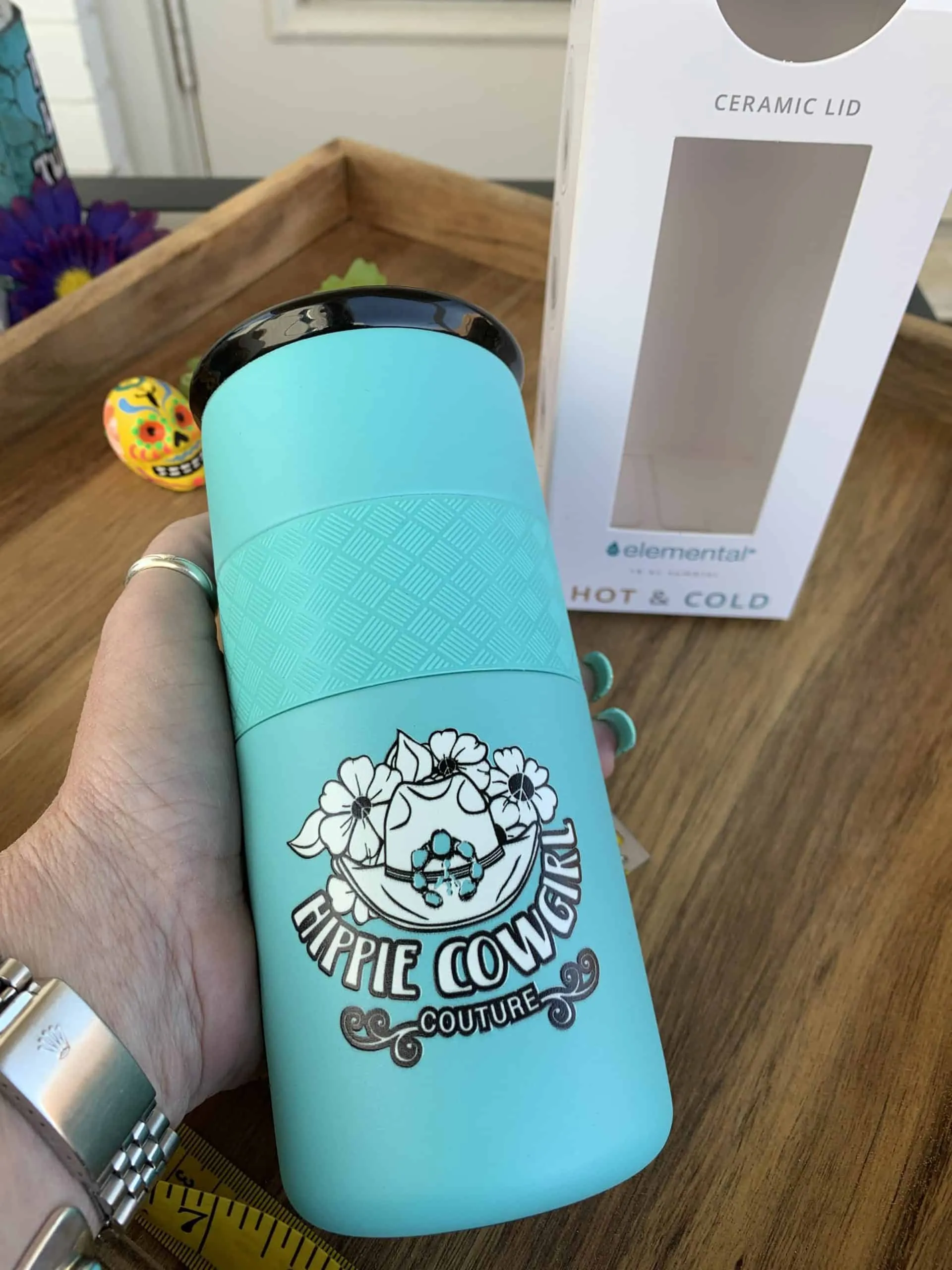 HCC Turquoise Tumbler