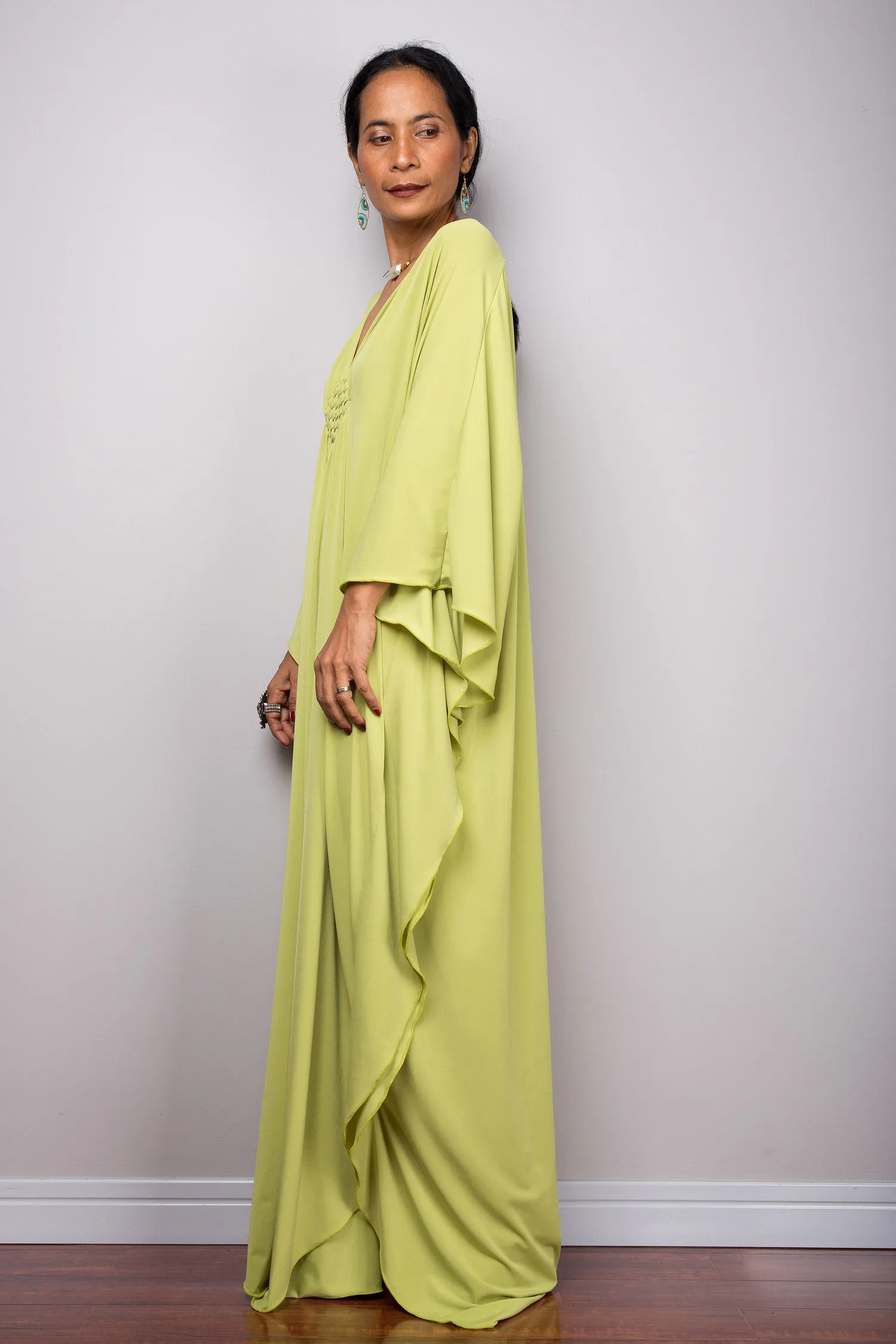 Lime green kaftan