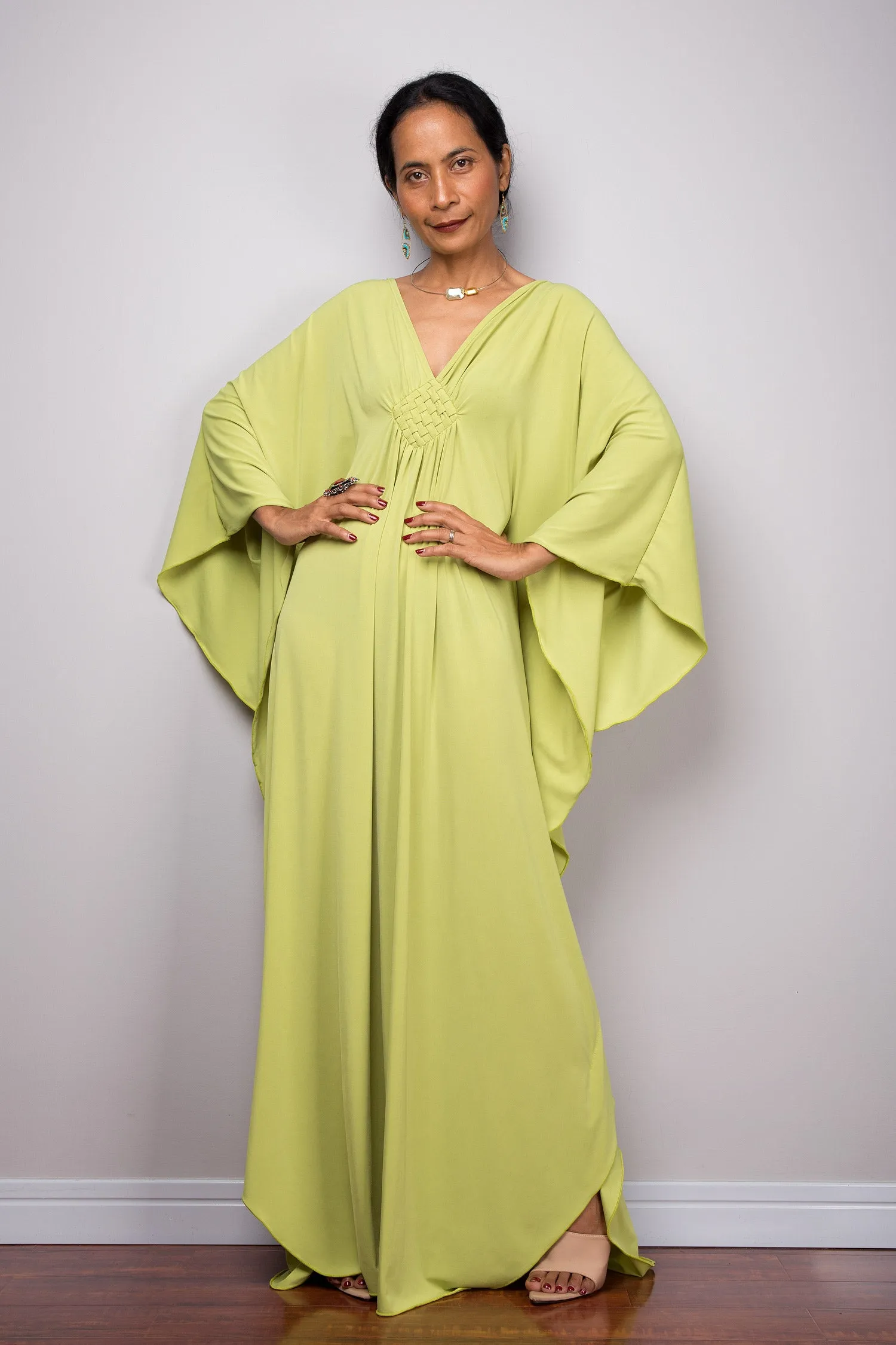 Lime green kaftan