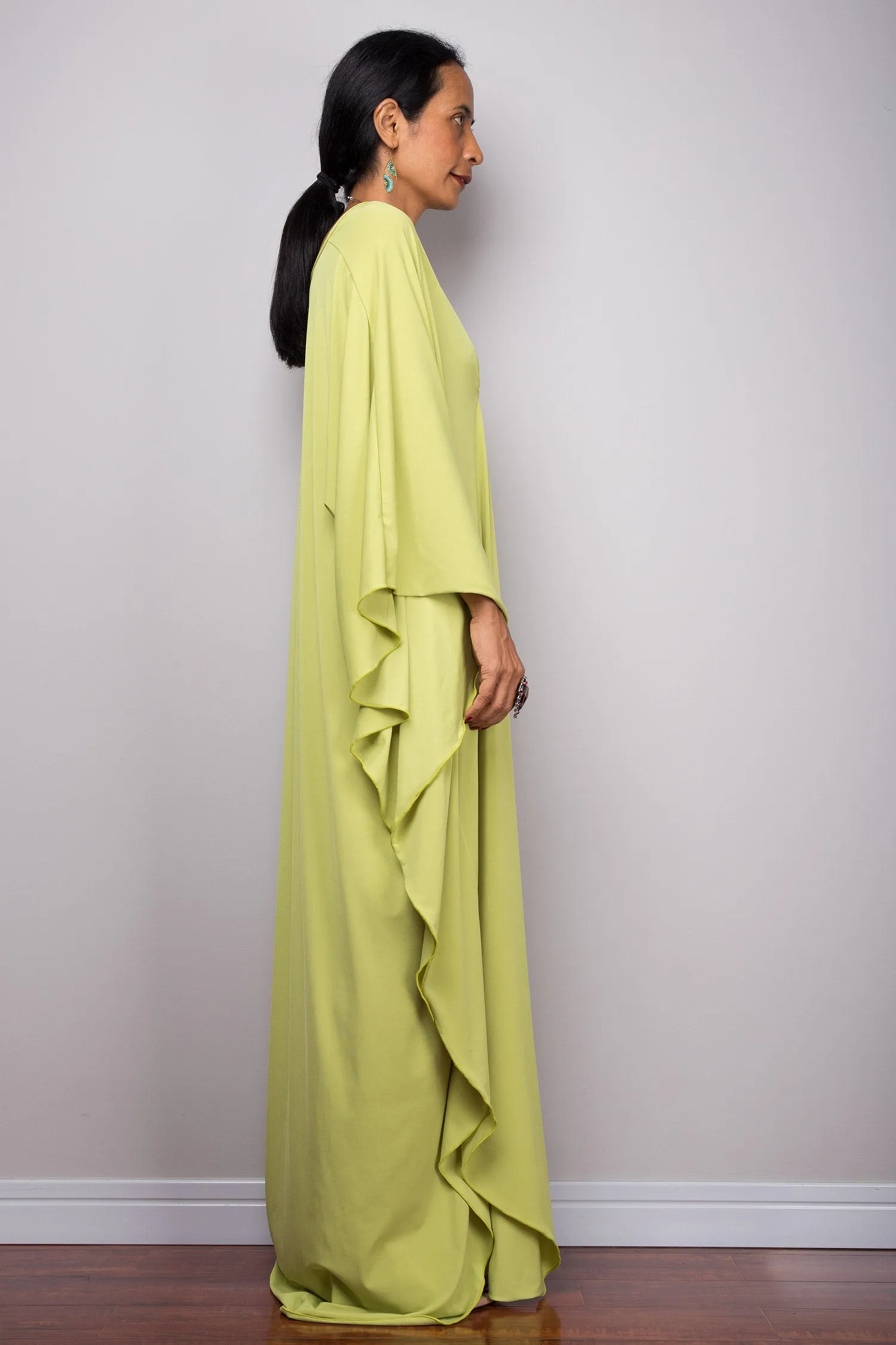 Lime green kaftan