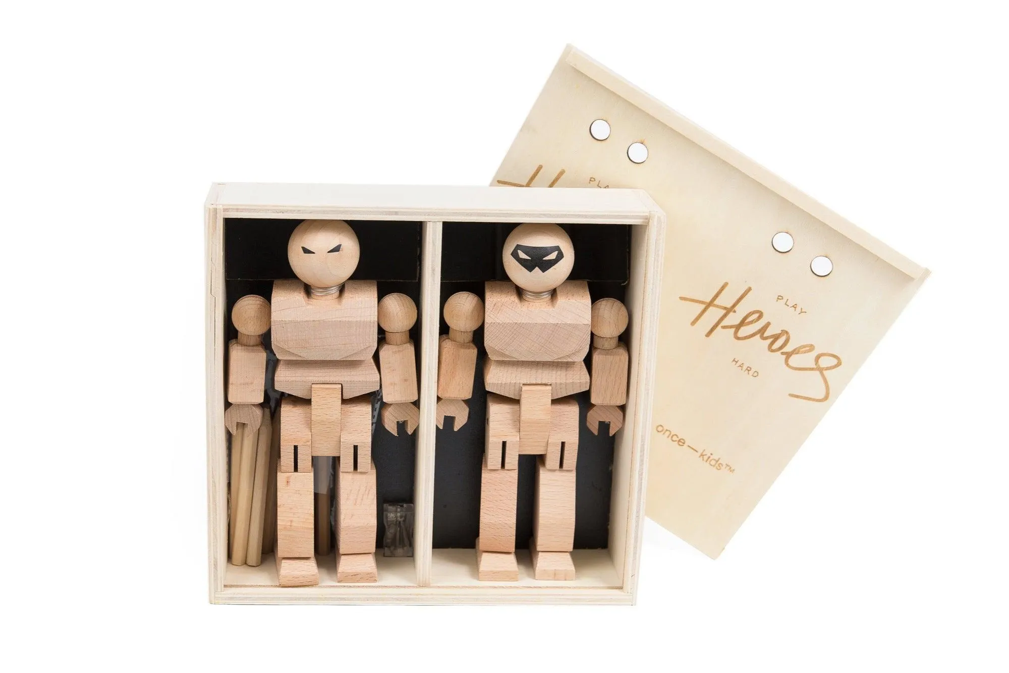 Make Your Own Wood Action Figure - 2 pack Color Kit