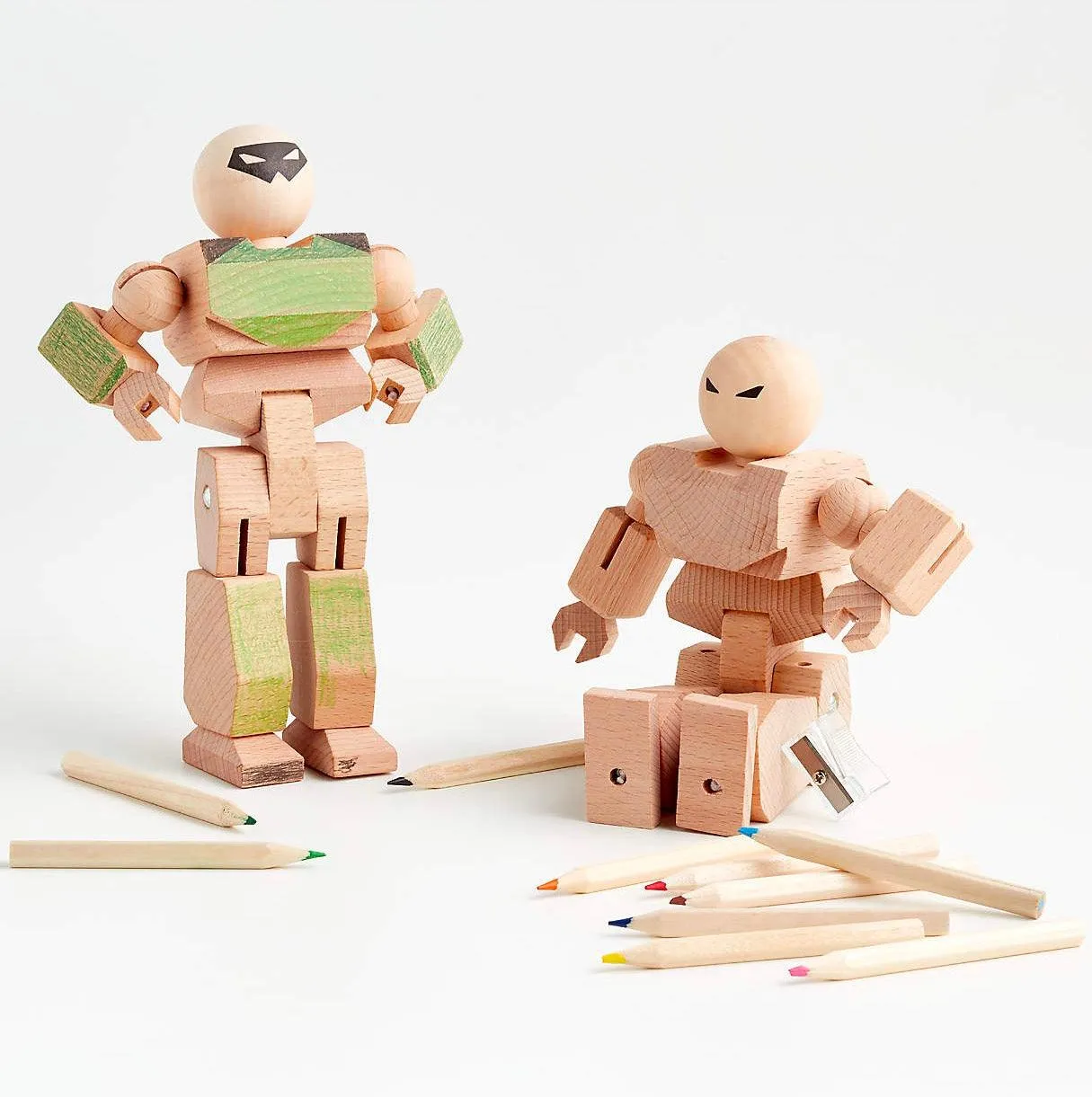 Make Your Own Wood Action Figure - 2 pack Color Kit