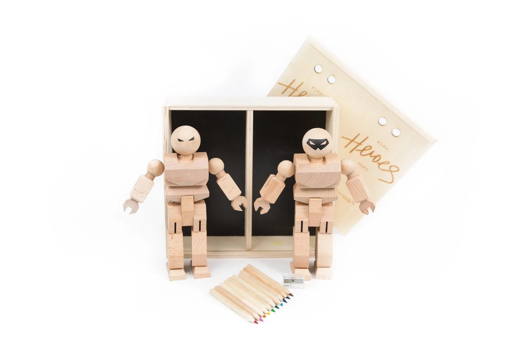 Make Your Own Wood Action Figure - 2 pack Color Kit