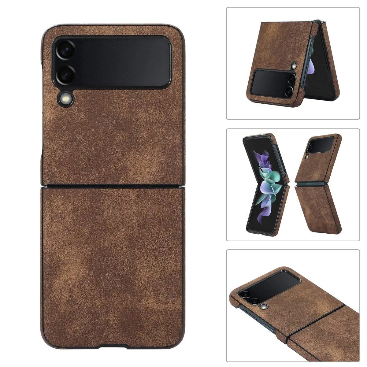 Mellis Slim Fit Leather Galaxy Z Flip 3 Case