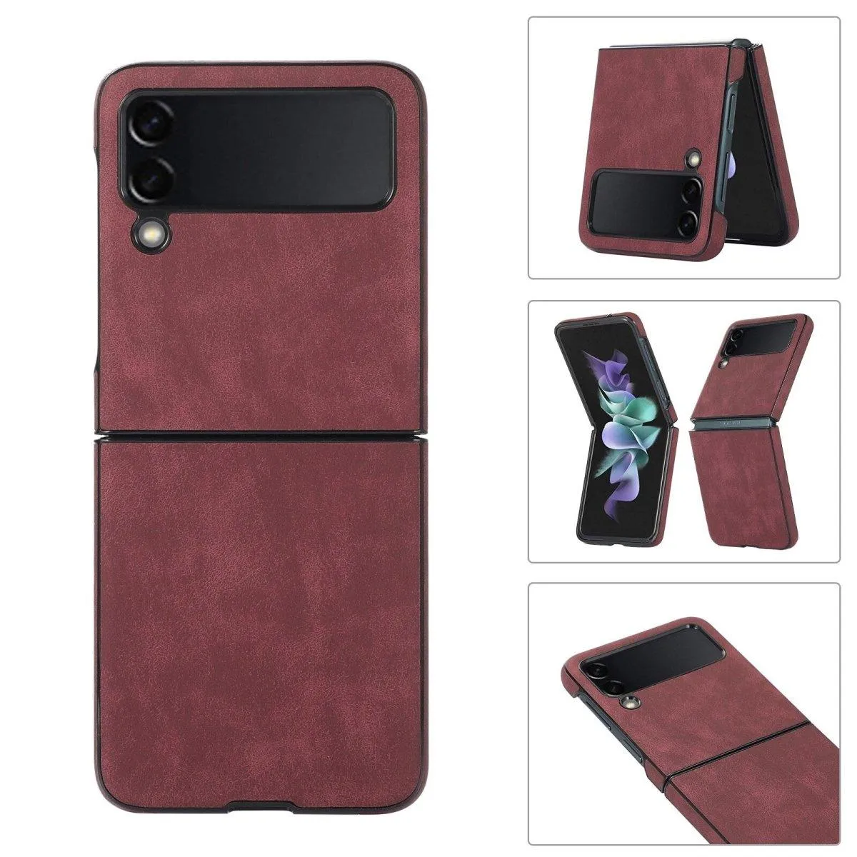 Mellis Slim Fit Leather Galaxy Z Flip 3 Case