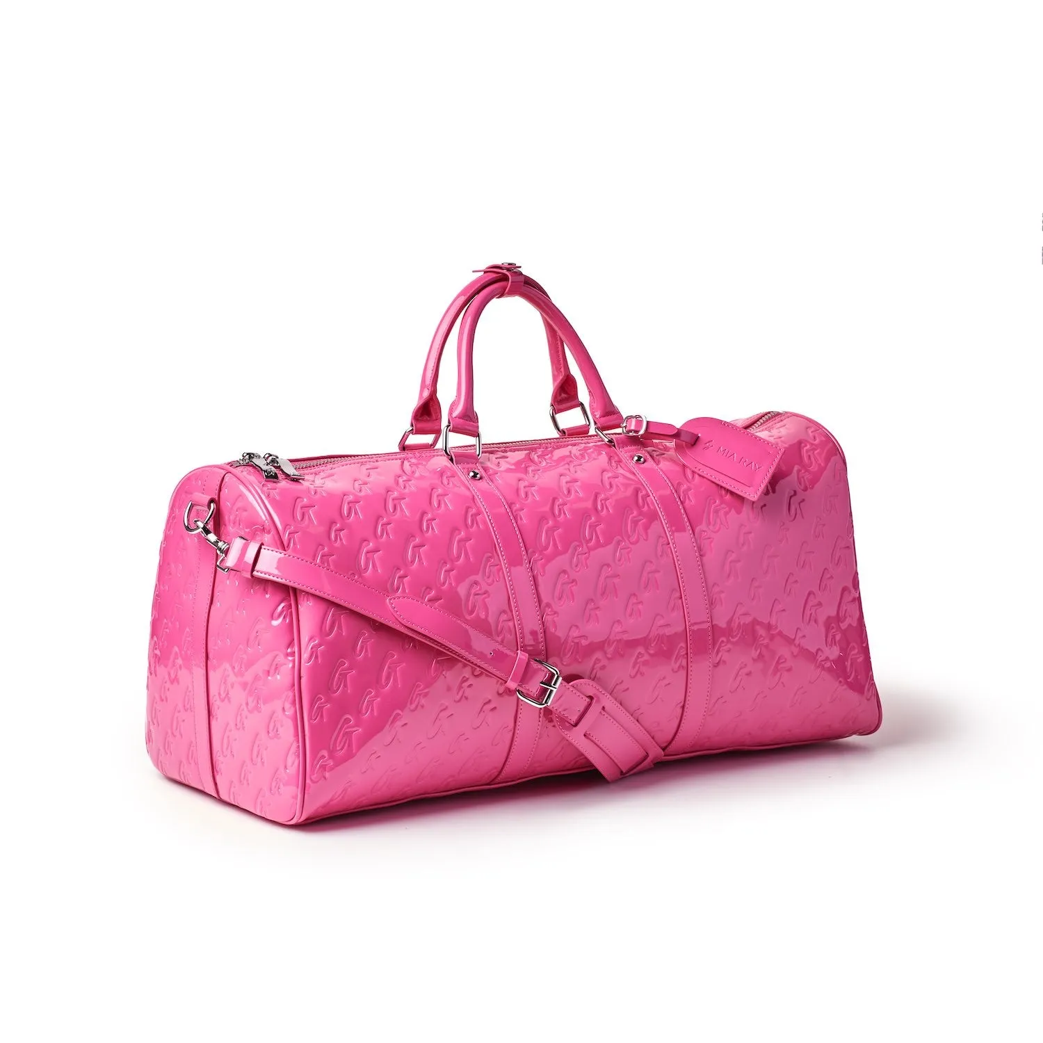 MONOGRAM DUFFLE BAG MIRROR HOT PINK