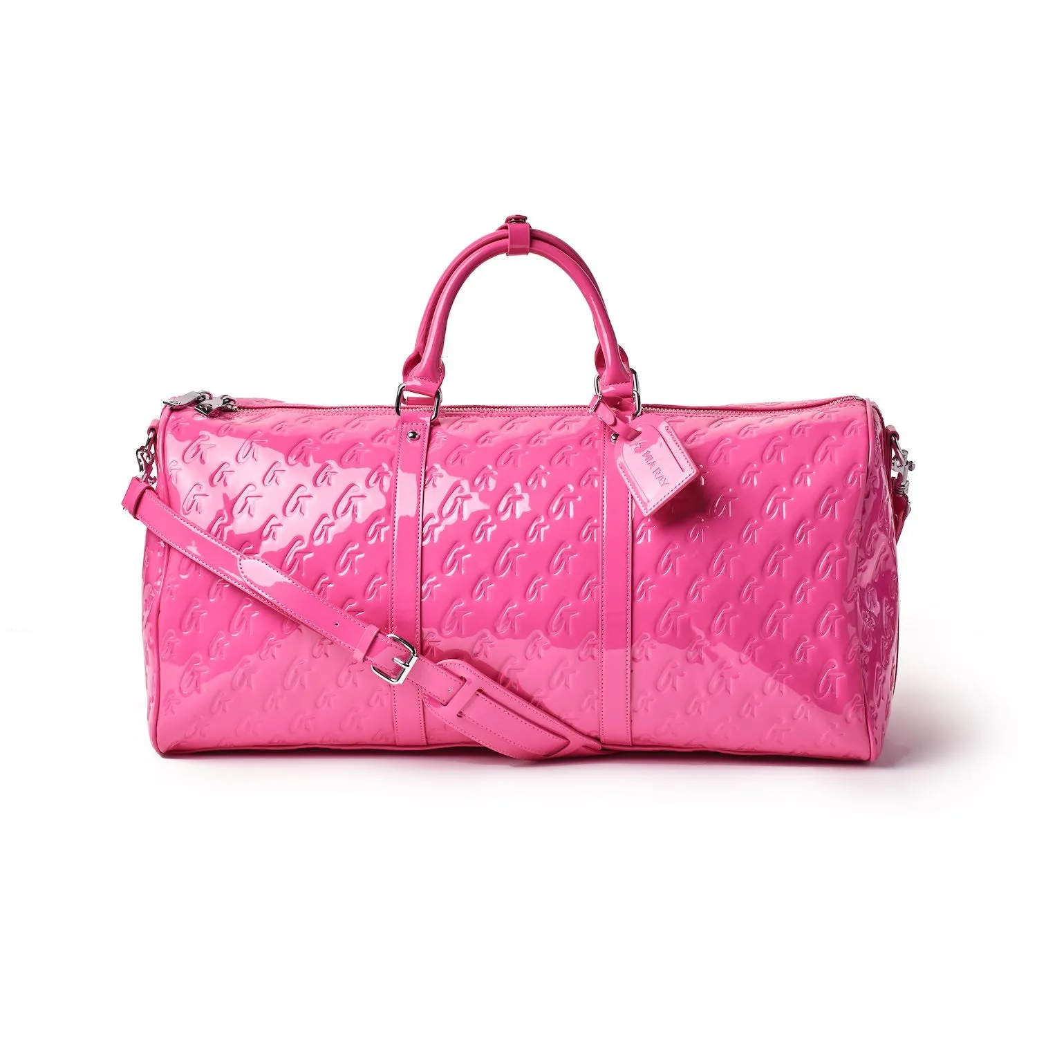 MONOGRAM DUFFLE BAG MIRROR HOT PINK