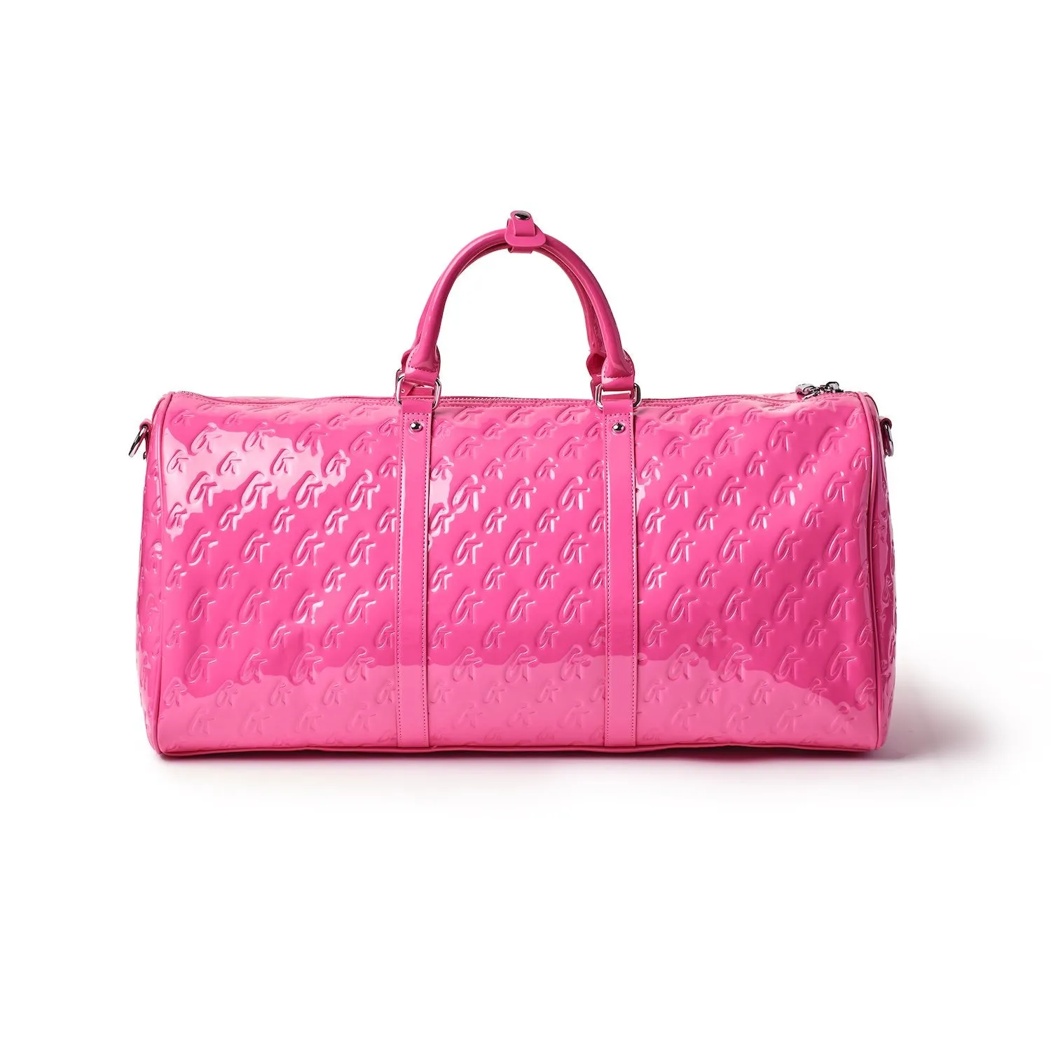 MONOGRAM DUFFLE BAG MIRROR HOT PINK