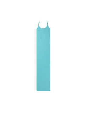 NPS Strap Dress Solid Colour, Turquoise