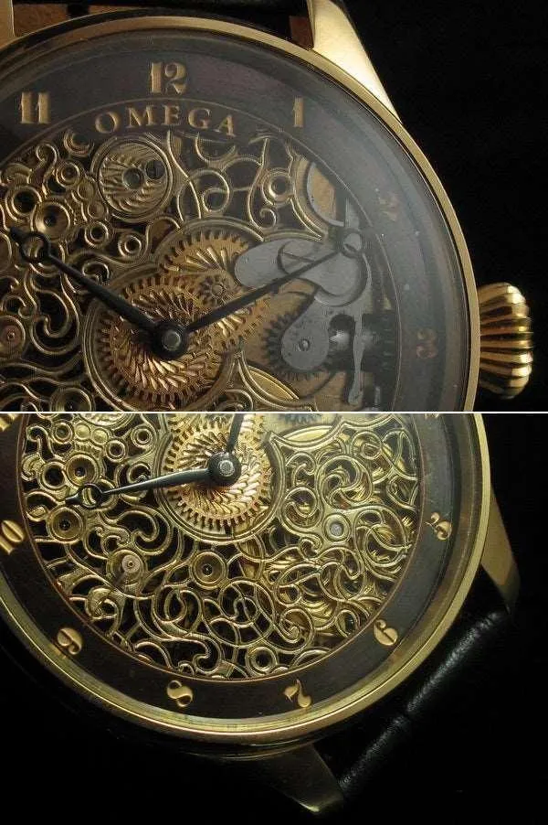 Omega Pocket Watch Movement Custom Watch Skeleton 1920s