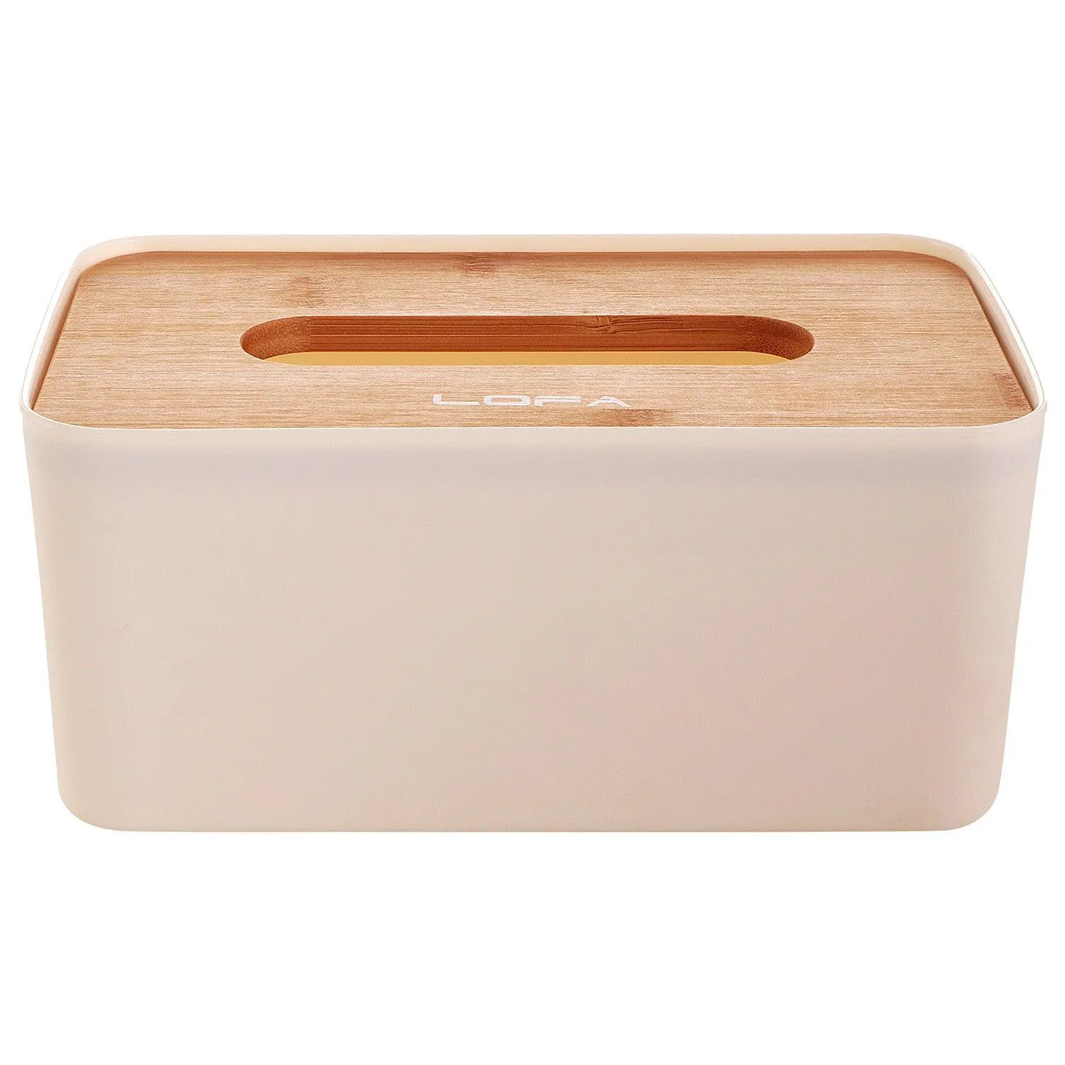 Premium Wooden Lid Tissue Holder