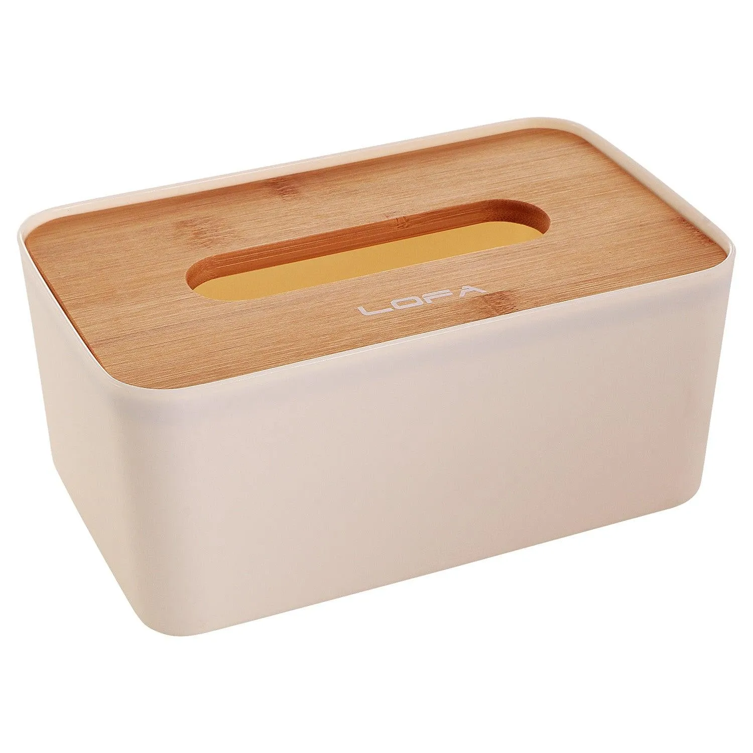 Premium Wooden Lid Tissue Holder